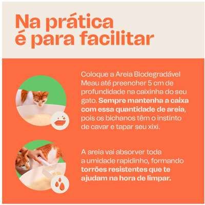 Meau Biodegradável Grãos Finos