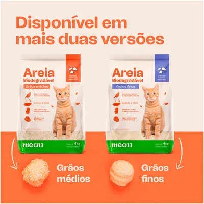 Meau Biodegradável Grãos Mistos