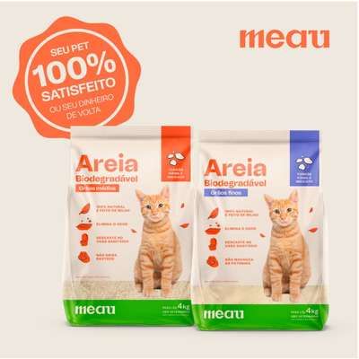 Meau Biodegradável Grãos Médios