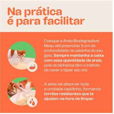 Meau Biodegradável Grãos Médios