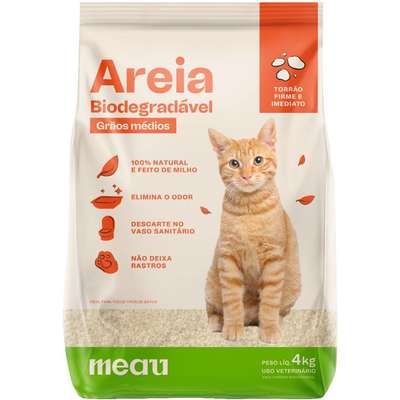 Meau Biodegradável Grãos Médios