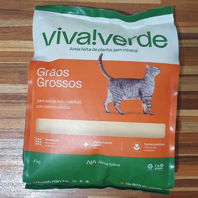 Viva!Verde Areia Higiênica Grãos Grossos